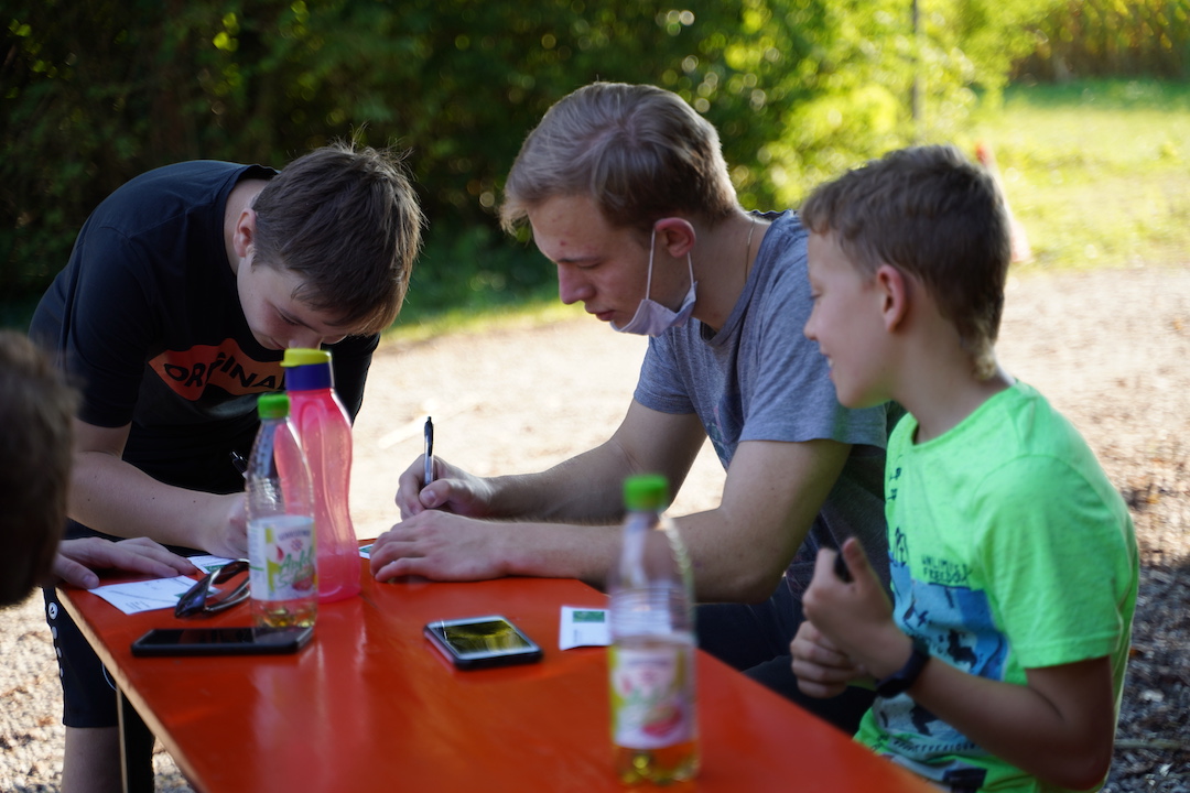 Besuch im Maislabyrinth (18. September 2021) © Lucas Werling, Jeremy Mußlick, Christian Liebel für Messdiener St. Gertrud Leimersheim