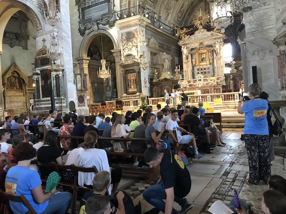 Ministrantenwallfahrt Rom 2018 „Suche Frieden und jage ihm nach“ (27. Juli–3. August 2018) © Messdiener St. Gertrud Leimersheim